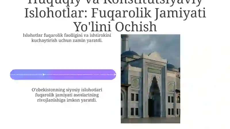 Asosiy siyosiy islohotlar va ularning jamiyatga ta'siri 4