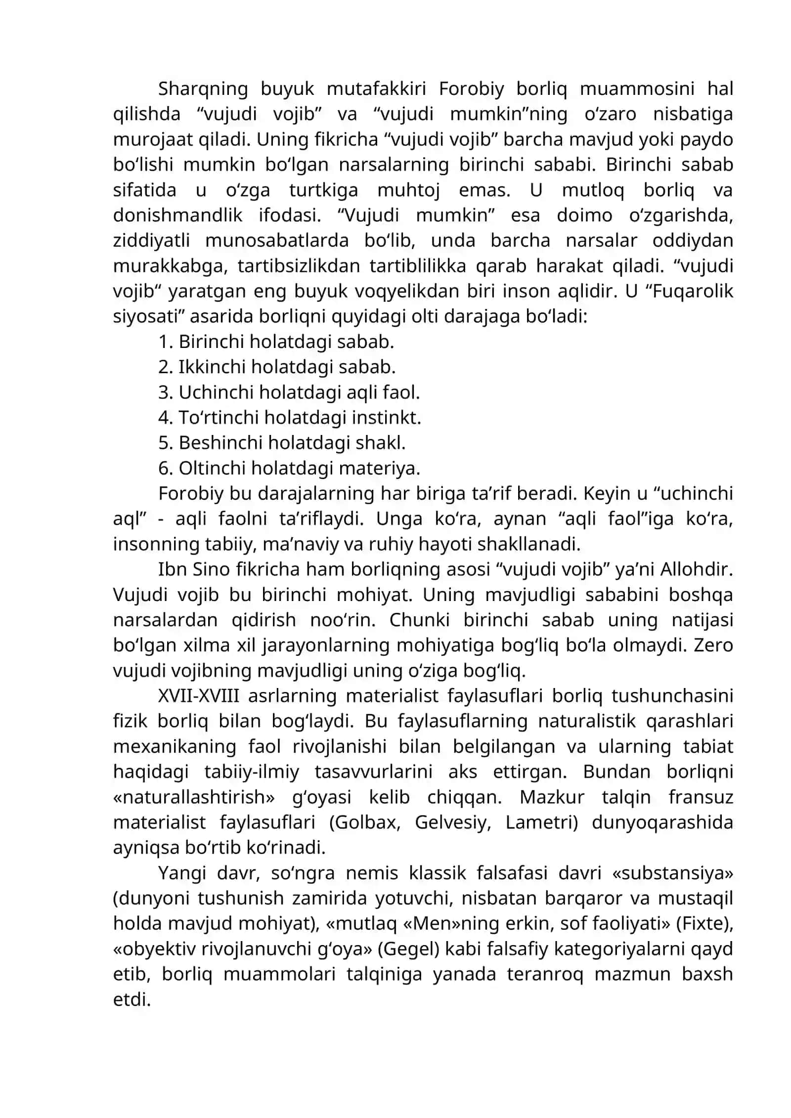 Borliq (ontologiya) va rivojlanish falsafasi 4