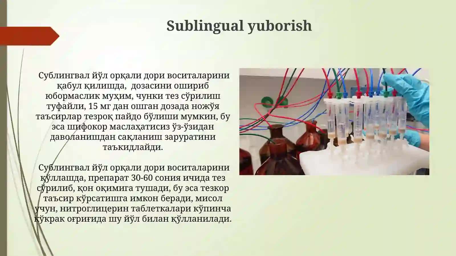 Dori darmonlarni organizmga kiritish usullari 4