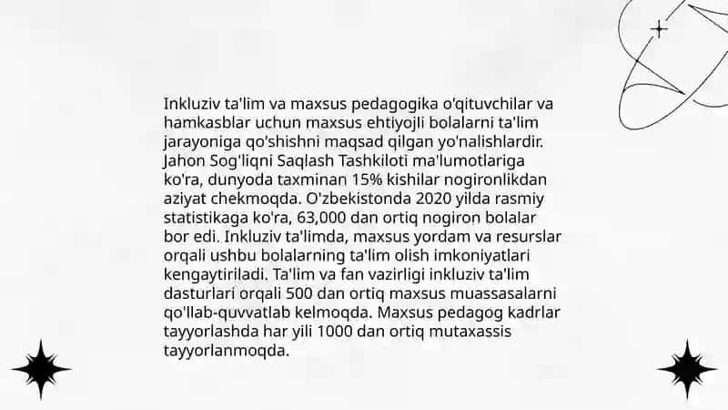Maxsus pedagogik sohasidagi olimlarning pedagogik yondashuvlar 4