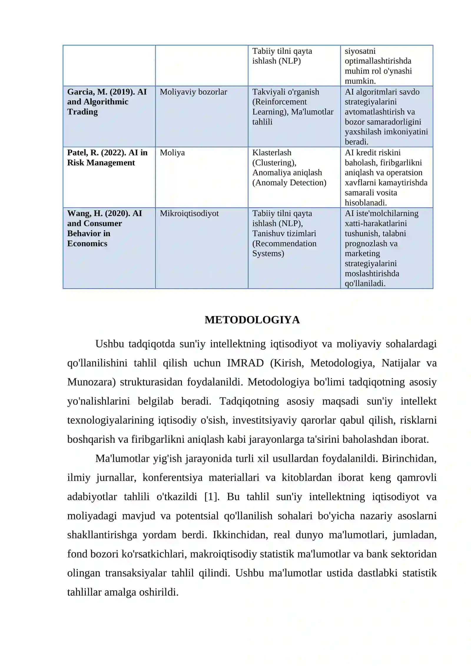 ИСКУССТВЕННЫЙ ИНТЕЛЛЕКТ В ЭКОНОМИКЕ И ФИНАНСАХ 4
