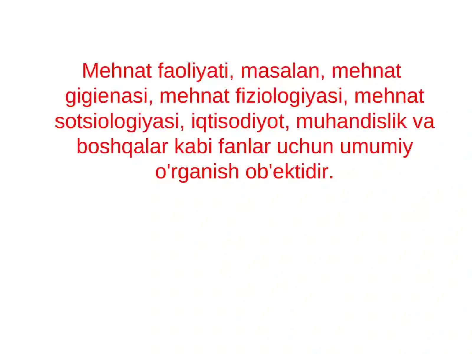 MEHNAT PSİXOLOGİYASINING PREDMETI, VAZIFASI VA TADQIQOT METODLARI 4