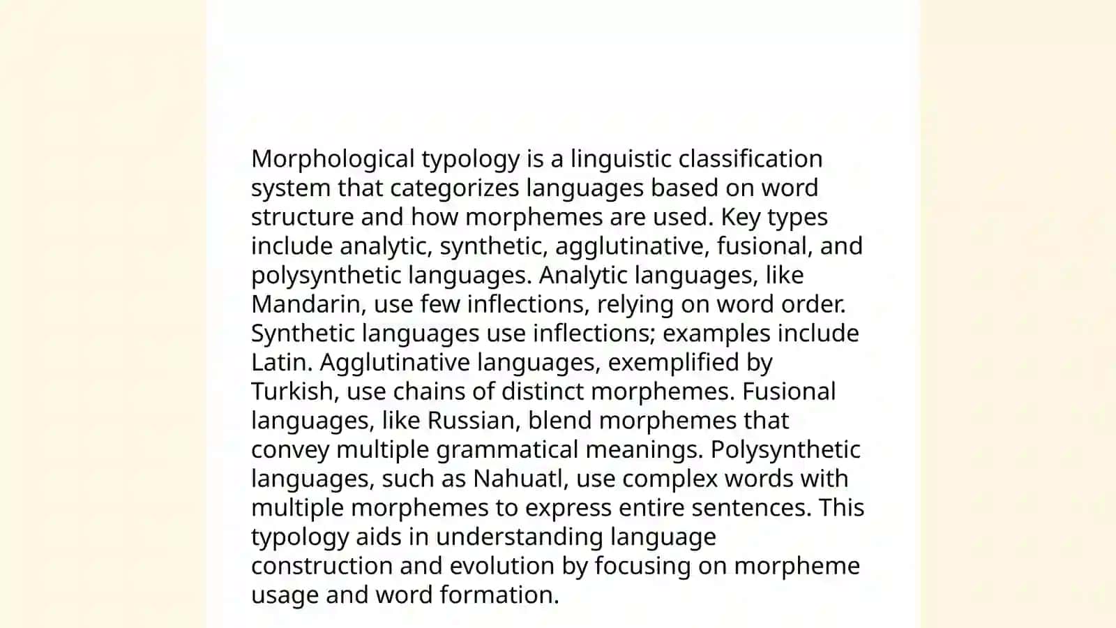 The main problems of morphology in english 4