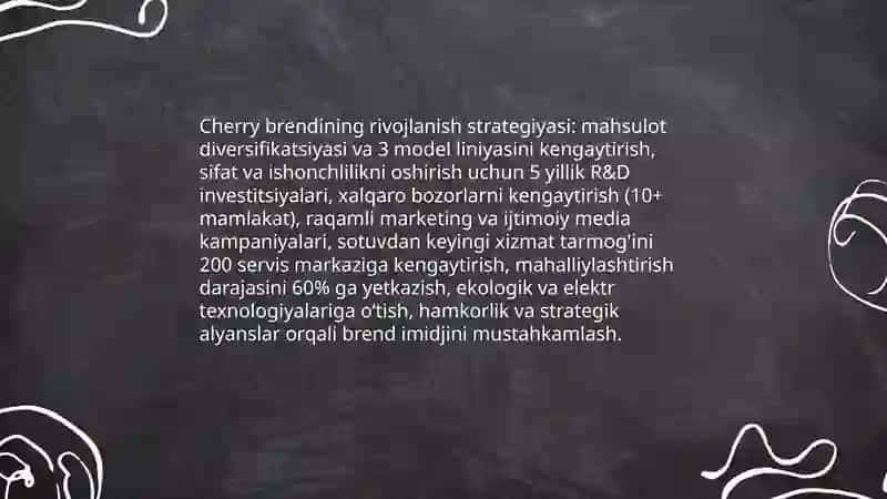 Cherry avtomobil kompaniyasi haqida 4