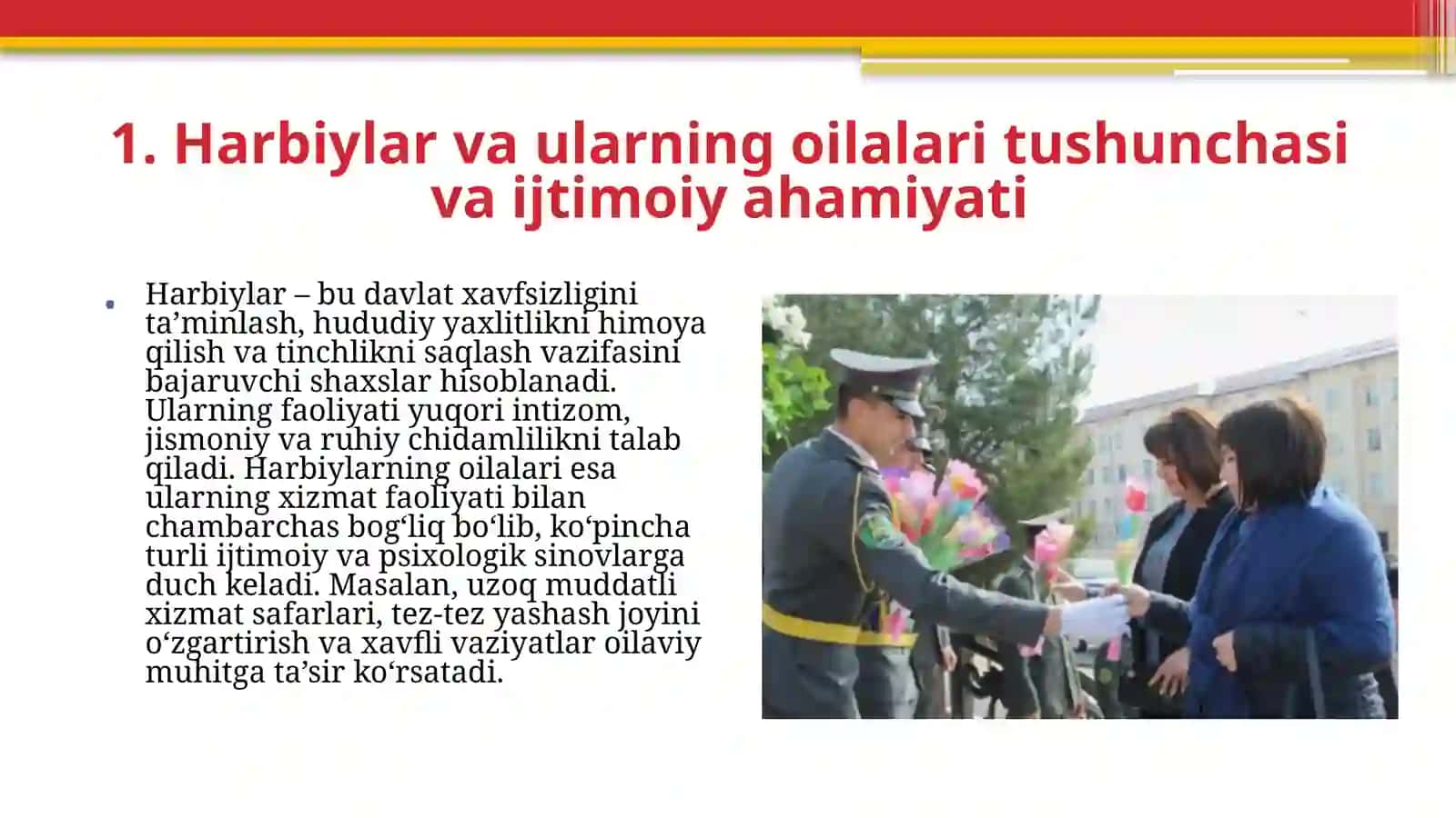 Harbiylar va ularning oilalari bilan ijtimoiy ish 4