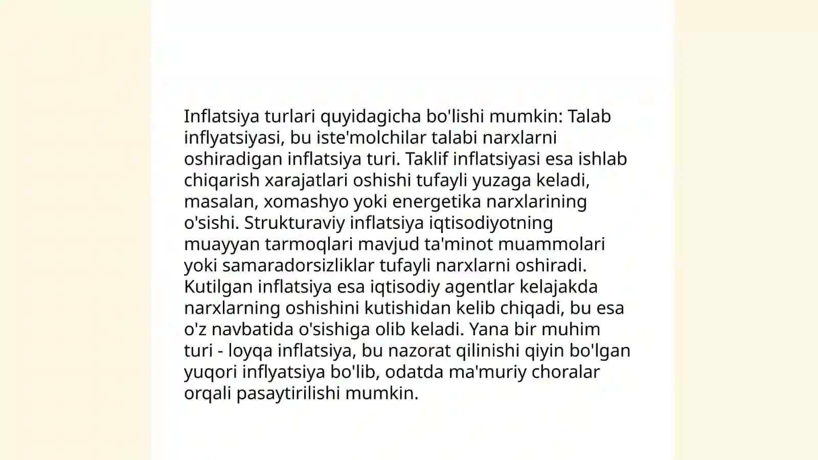 Inflatsiya va unga qarshi kurashish yollari 4