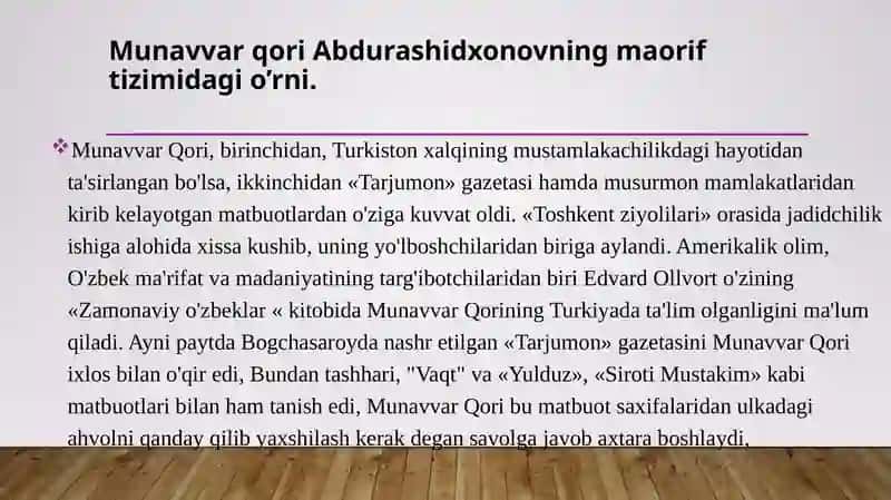 Mahmudxo’ja Behbudiyning ma’rifiy-pedagogik faoliyati. 4