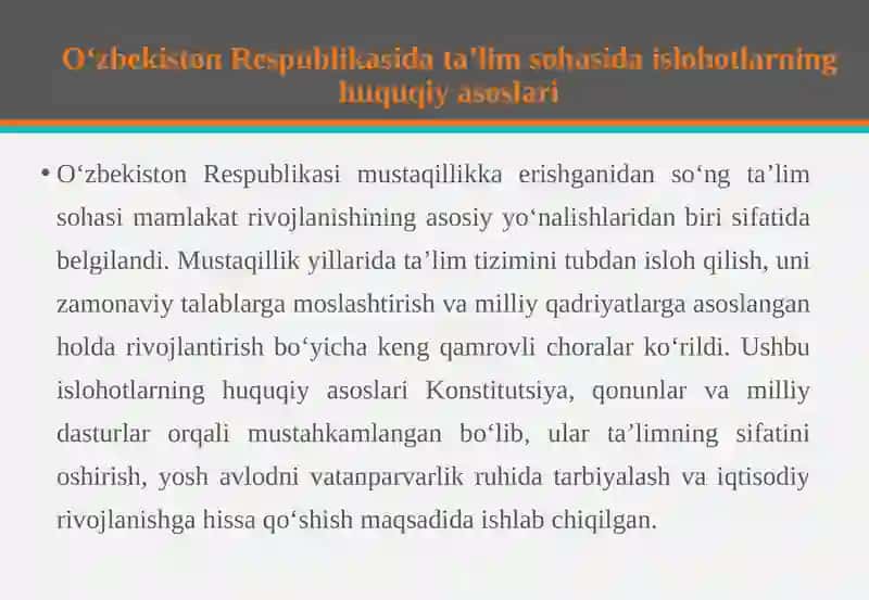 Oʻzbekiston Respublikasi Data ilmiy taraqqiyotining asosiy oʻmillari 4