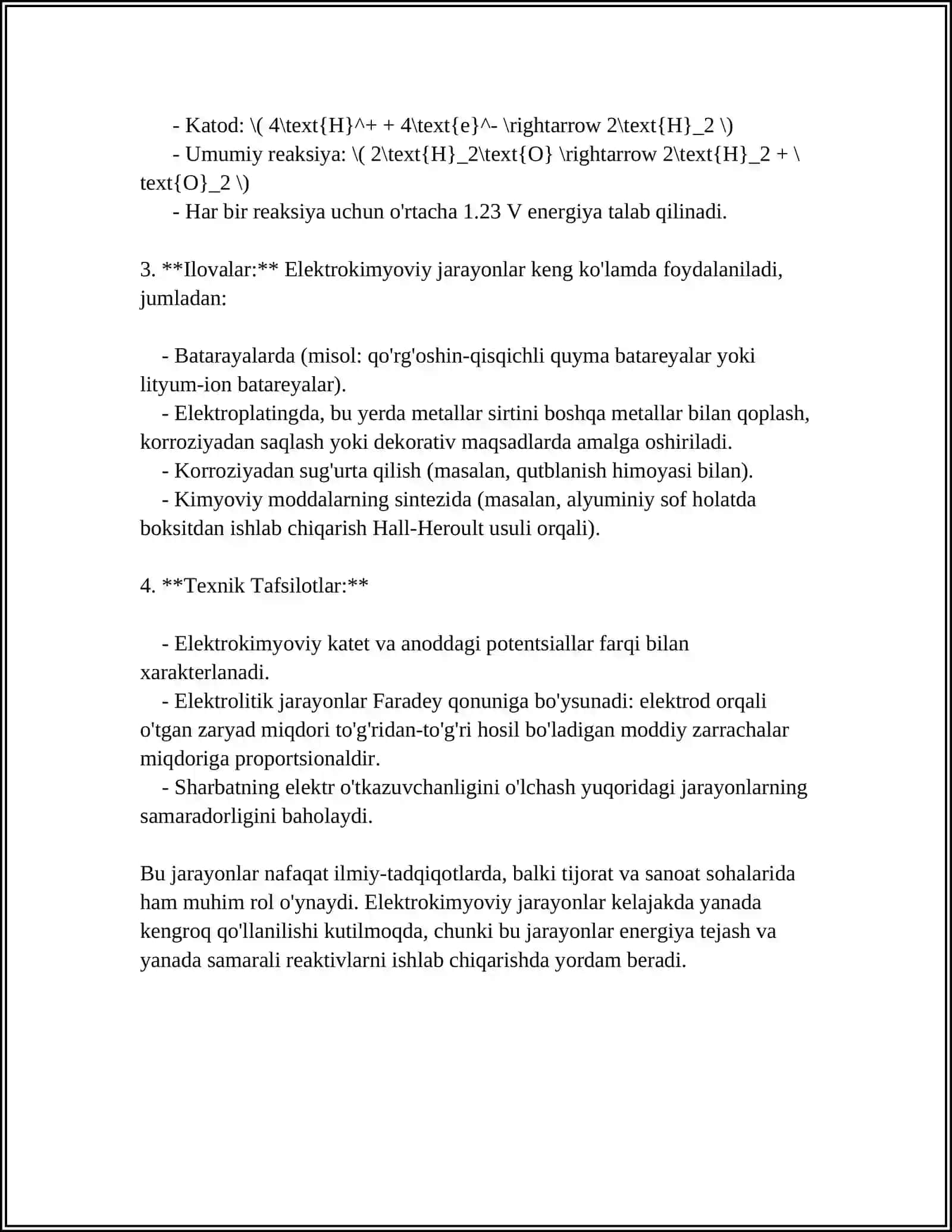 ELEKTRO KIMYO, TIBBIYOTDA ELEKTRO DIAGNOSTIKANI ASOSI 4