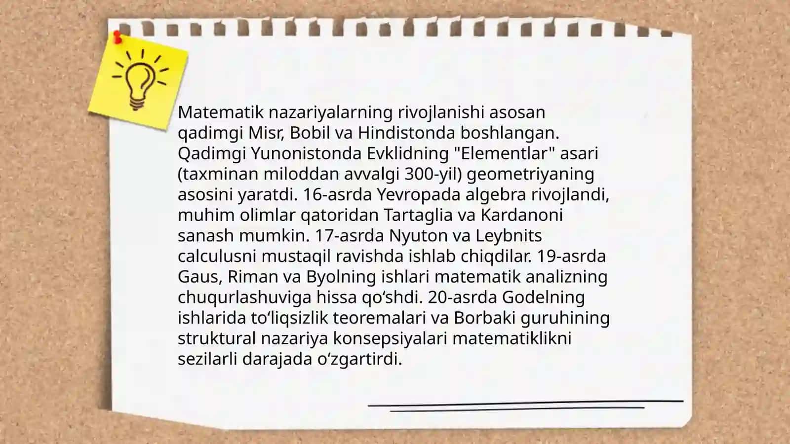 Gʻarb va Sharqda ilmiy taraqqiyot tarixi 4