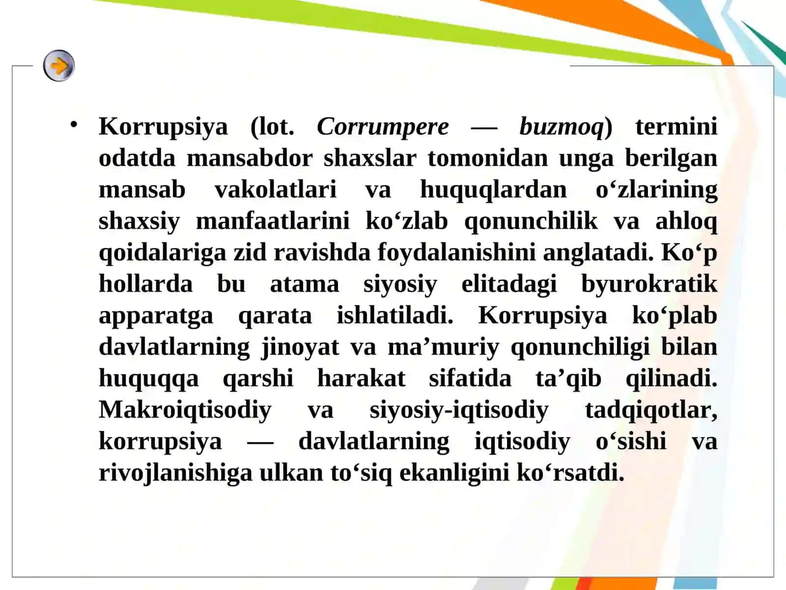 Korruptsiyaga qarshi kurash 4