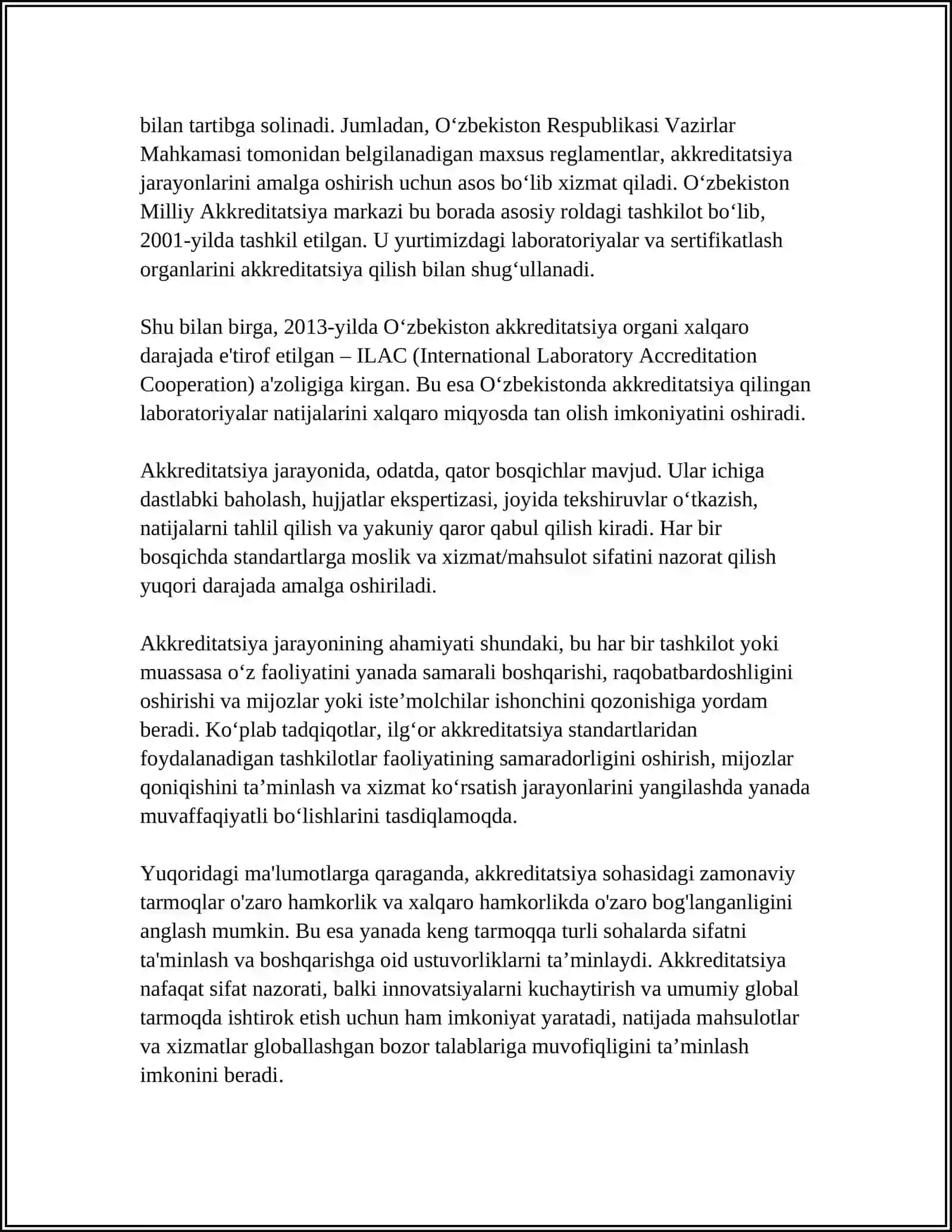 MUVOFIQLIKNI BAHOLASH ORGANLARINI AKKREDITASIYAFAN UTKAZISH TARTIBI 4