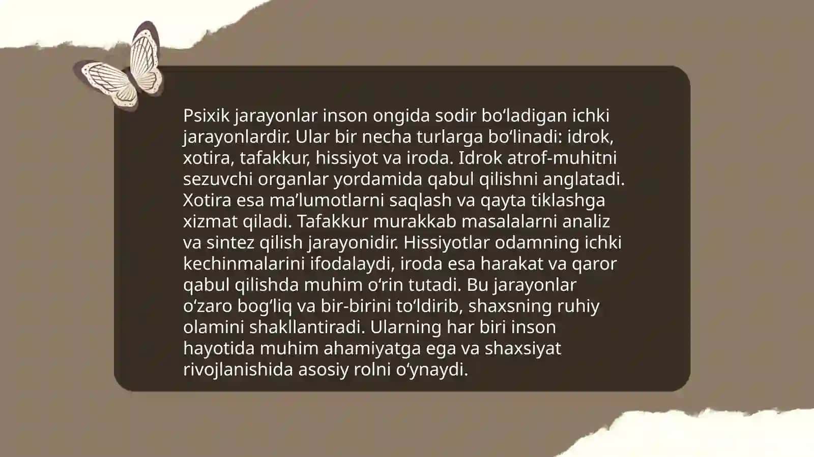 Psixologiya fani va uning predmeti 4