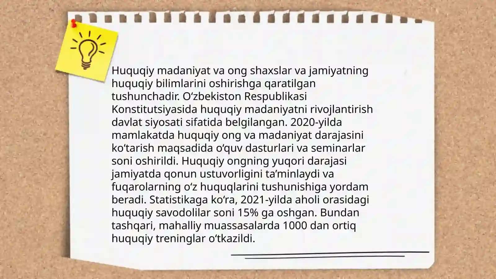 Fuqarolik tarbiyasi. Huquqiy tarbiya 4