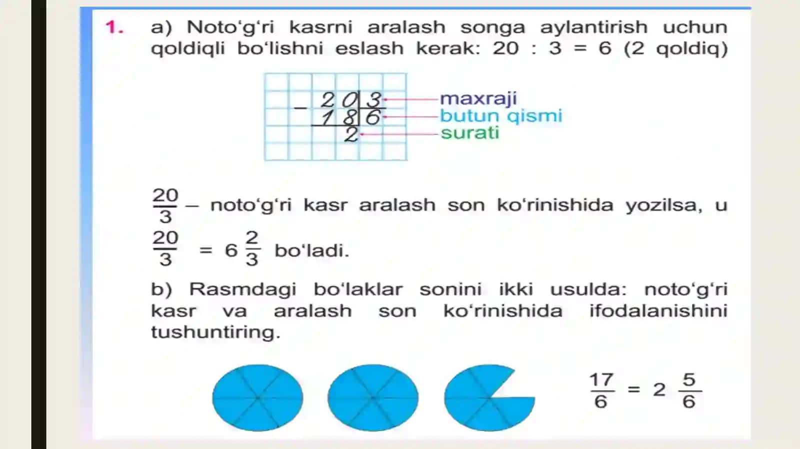 O‘nlik asrlar va ular ustida arifmetika mallarni bajarish algoritmi 4