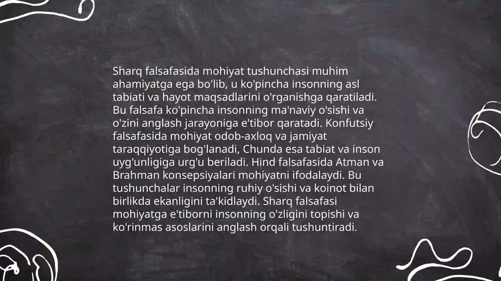 Falsafaning mohiyatiga oid sharq va g'arb mutafakkirlari ta'riflarini tasniflash 4