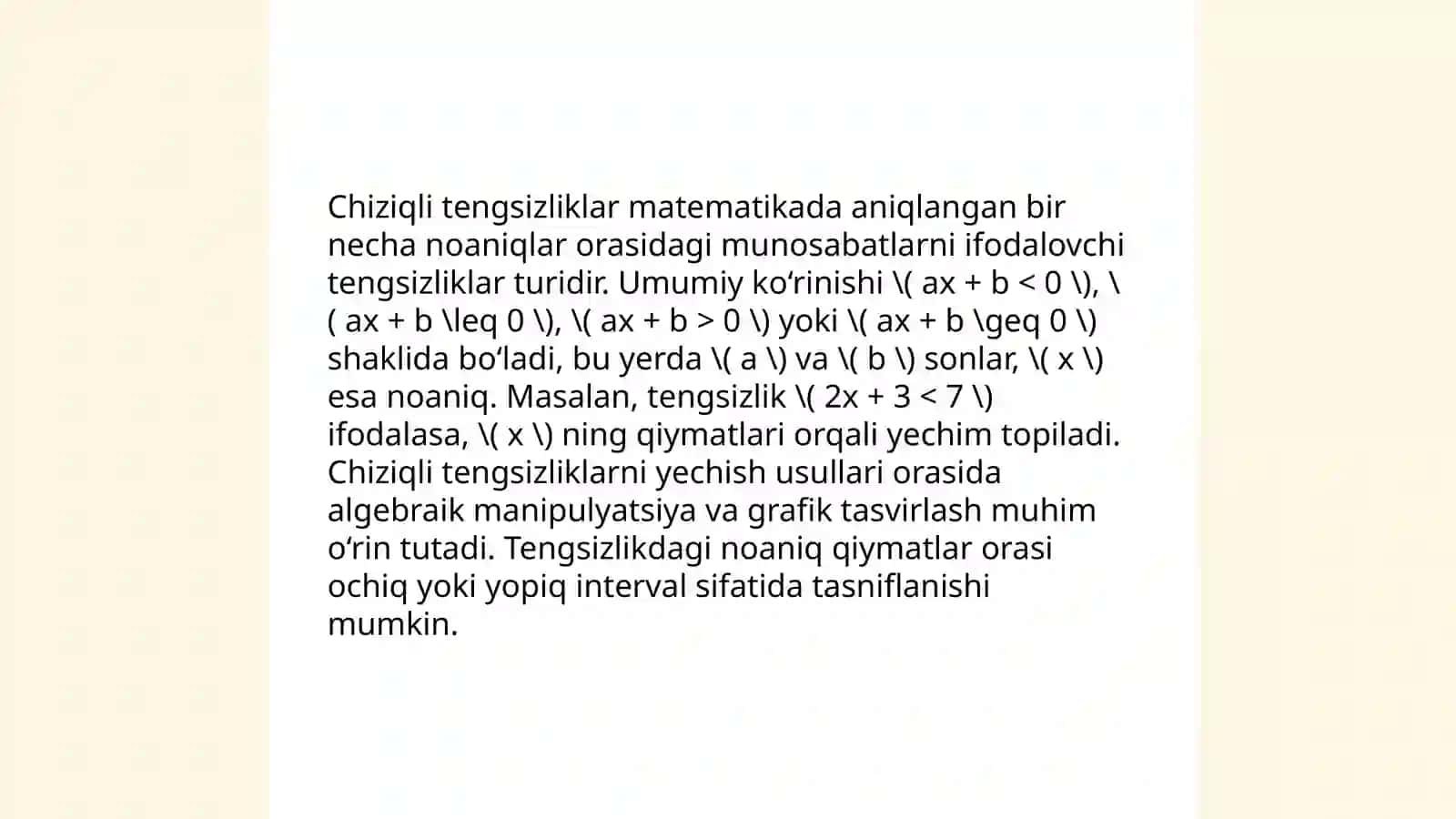 Chiziqli formalar 4