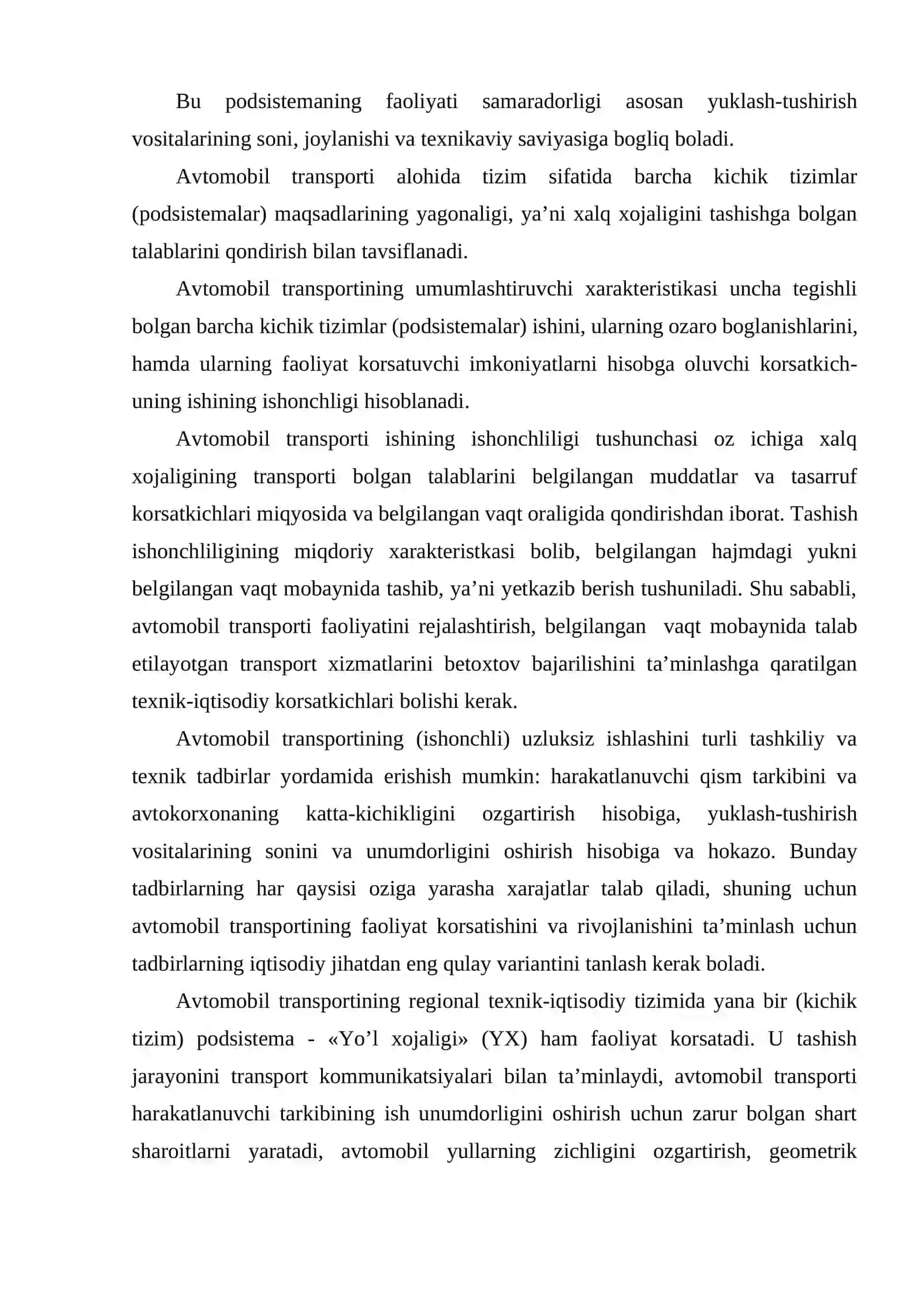 O‘ZARO ALMASHINUVCHANLIKNI YO‘L XO‘JALIGIGA JORIY ETISH 4