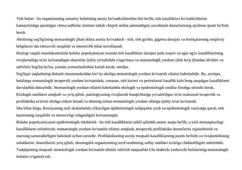 Tish kariesining epidemiologiyasi 4