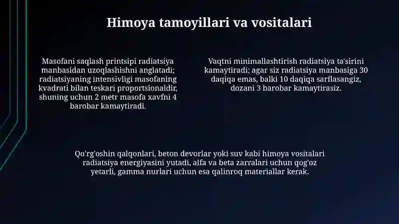 Radiatsion xavflardan himoya vositalari 4