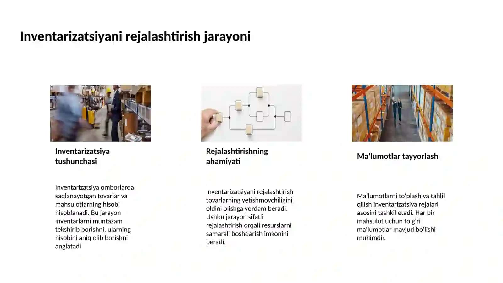 Inventarizatsiyani tashkil qilish va uning turlari 4