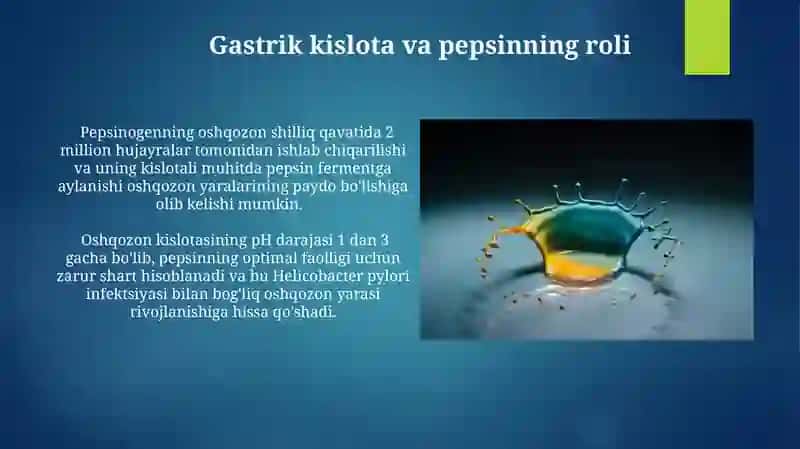Peptik Yara Kasalligi Etiologiyasi va Patagenezidagi Zamonaviy Aspektlar 4