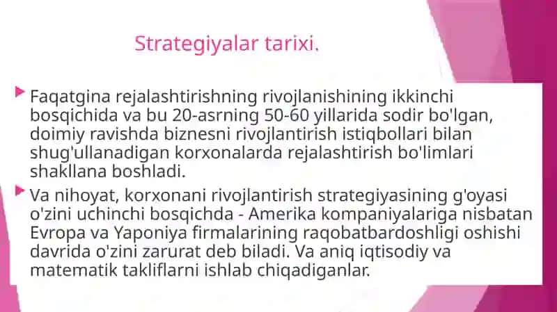 Mahsulotlarni bozorda joylashtirish-Ansoff matrisasi 4