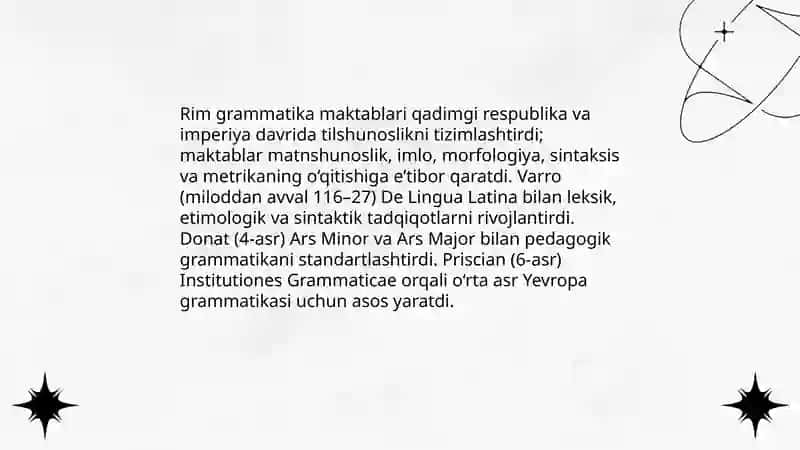 Qadimgi Rim tilshunosligi 4