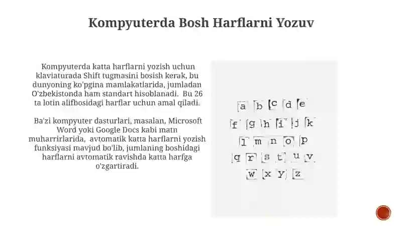 Bosh harflar imlosi 4