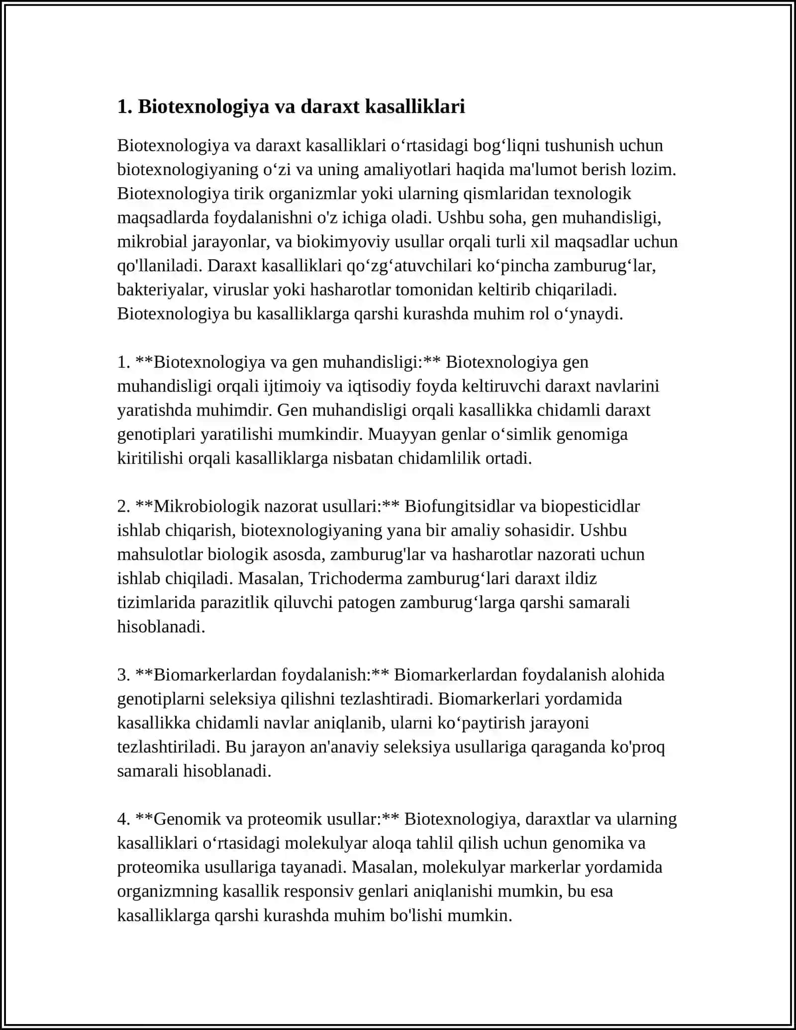 TUT DARAXTI KASALLIKLARIDAN HIMOYA QILISHDA BIOTEXNOLOGIYA 4