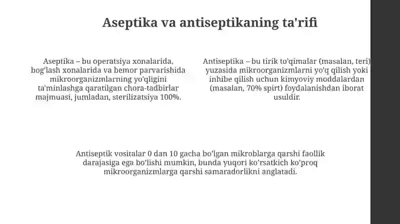 Aseptikaasoslari.Boglovvaoperatsiyaxonalarinituzulishi 4