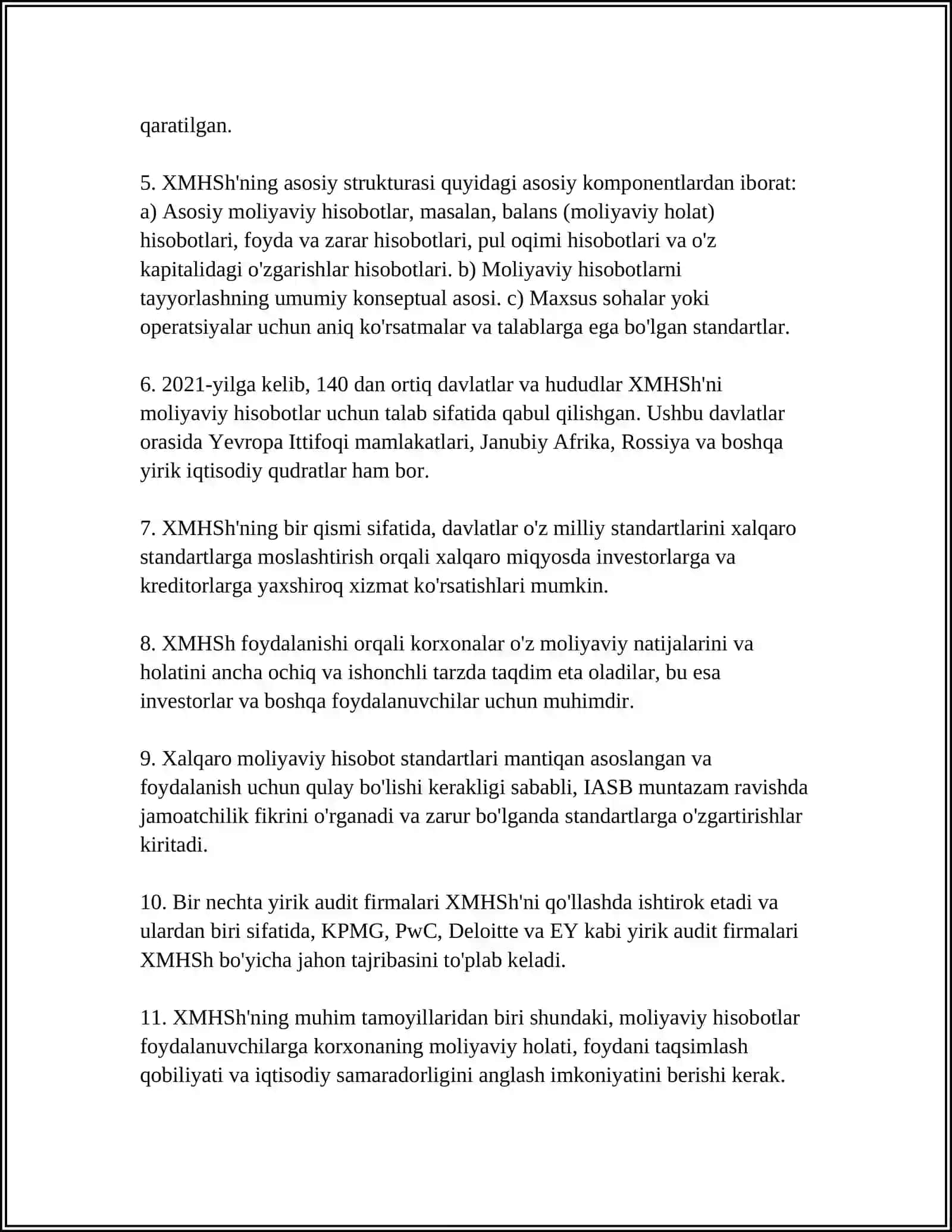 Xalqaro moliyaviy hisobot standartlari (XMHSh) 4