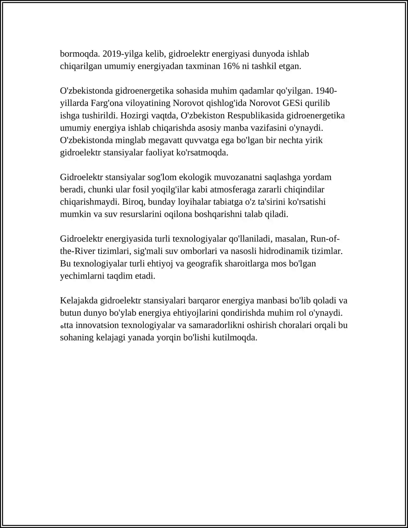 GIDROELEKT STANSIYALAR 4