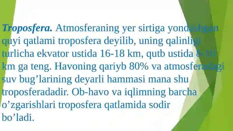 Iqlim shunoslik fanidagi taqdimot 4