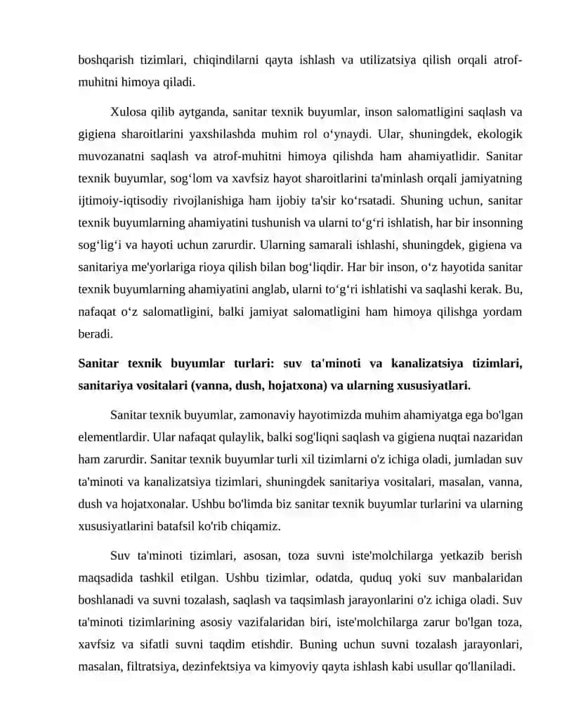 Sanitar texnik buyumlar 4