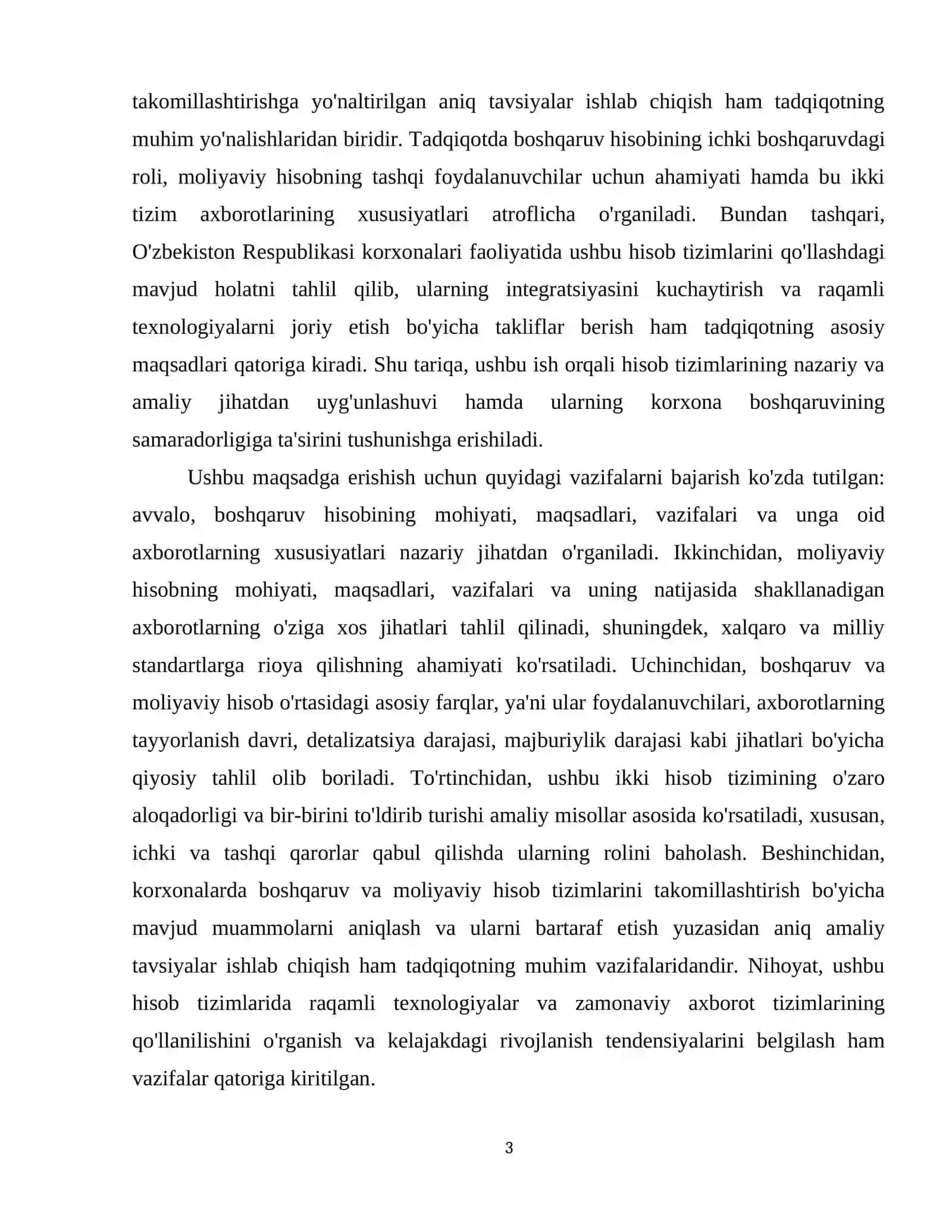 Boshqaruv hisobi va moliyaviy hisob oʻrtasidagi farqlar 4