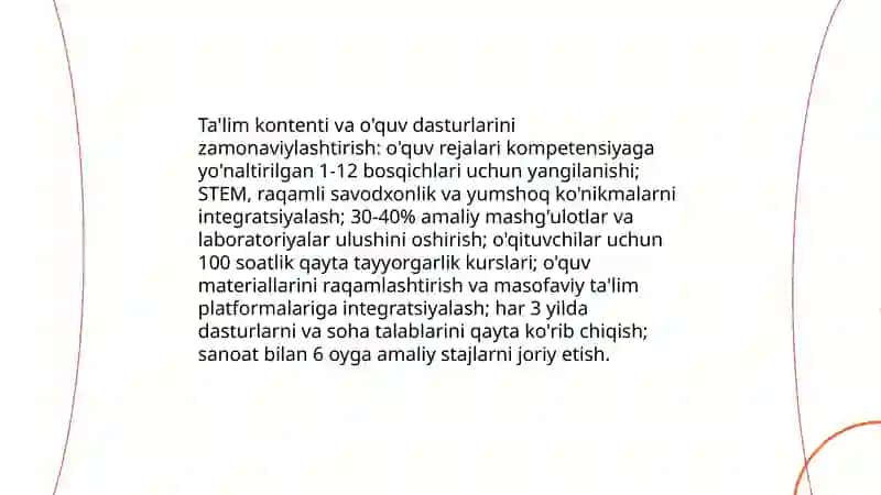O'qituvchilarni malaka oshirish tizimini isloh qilish 4