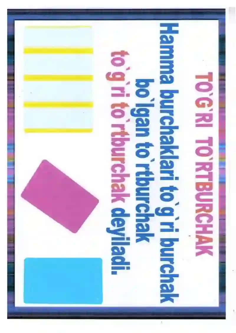 2-sinflar uchun Matematika fanidan ko'rgazmalar 22 ta 4