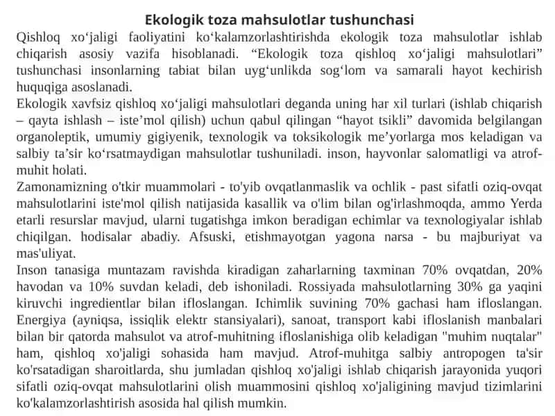 Kimyoviy faollikning o'zgarishi haqida talablarsiz ma'lumotlar 4