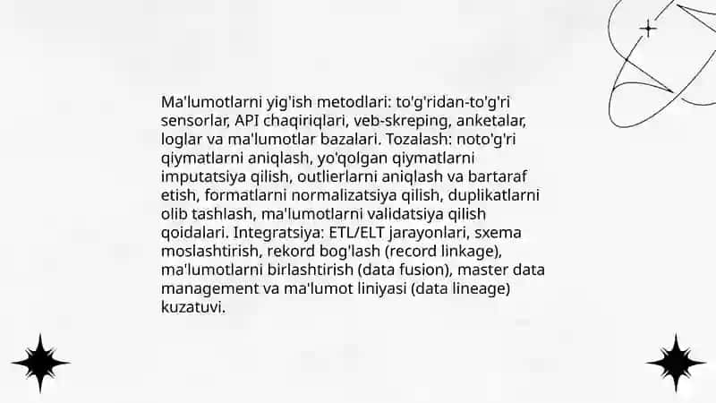 Axborot analitika va qarorlarni qabul qilishni qo'llab quvvatlovchi tizimlar 4