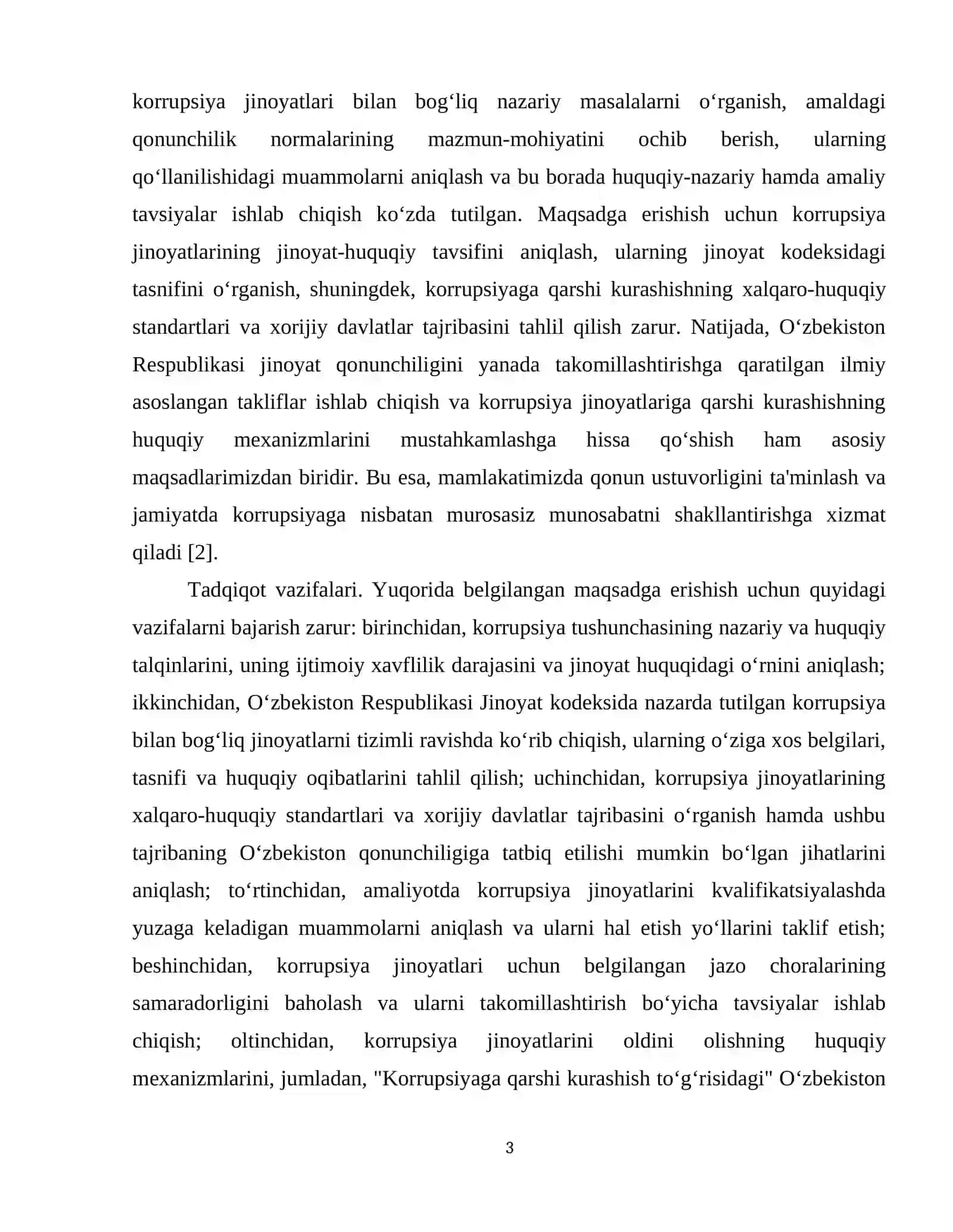 Oʻzbekiston jinoyat qonunchiligida korrupsiya jinoyatlari 4