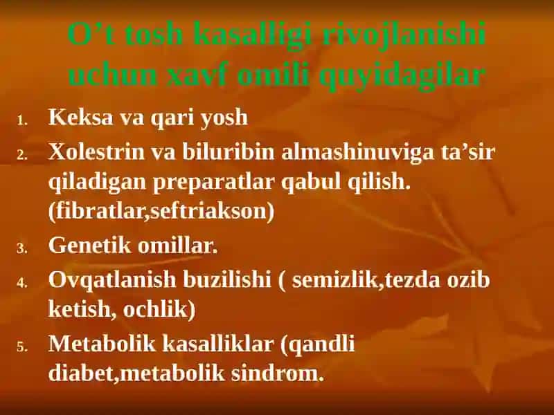 O’t toshi kasalliklari 4