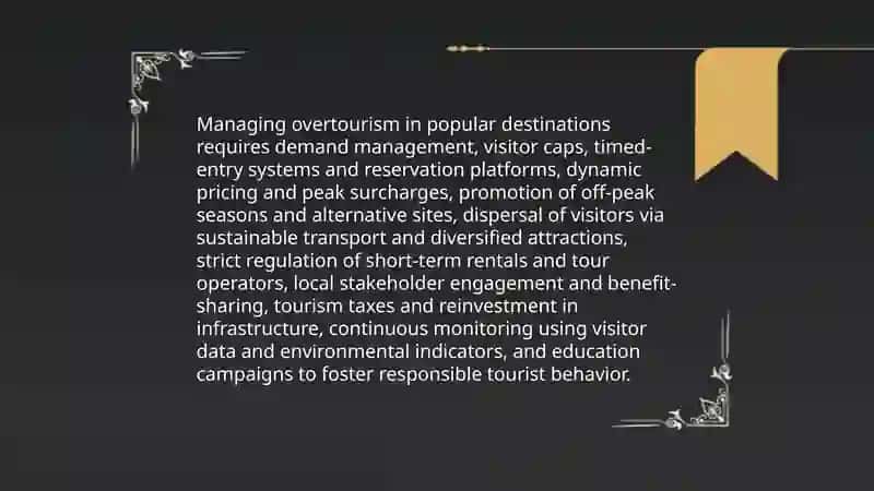Sustainable Tourism Practices Globally 4