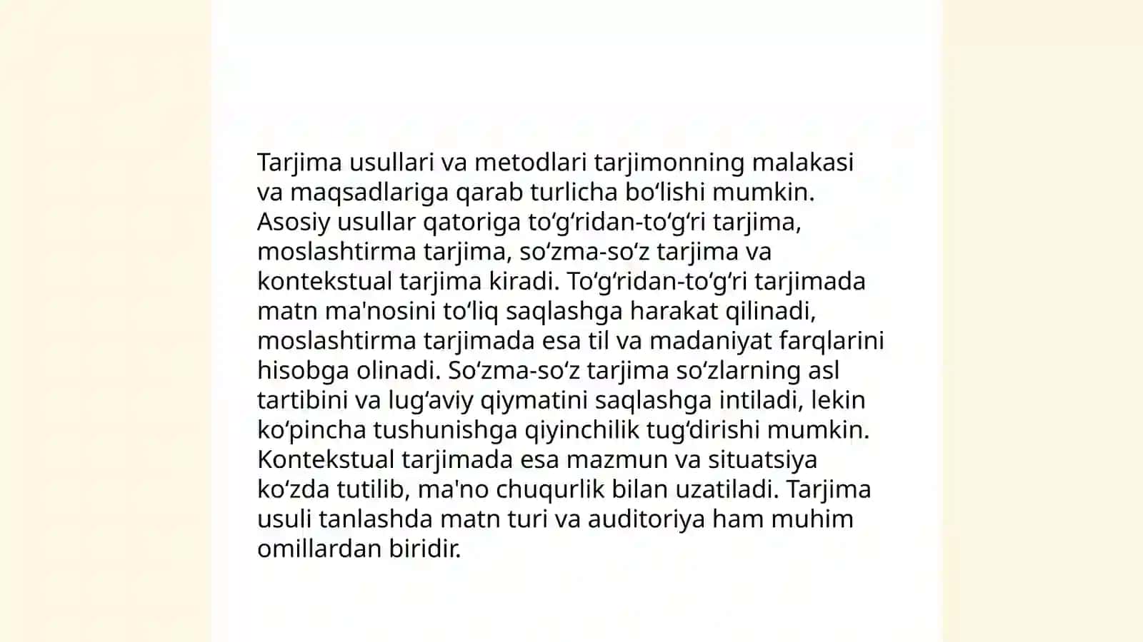 Tarjimashunoslik fanining predmeti va maqsadi 4