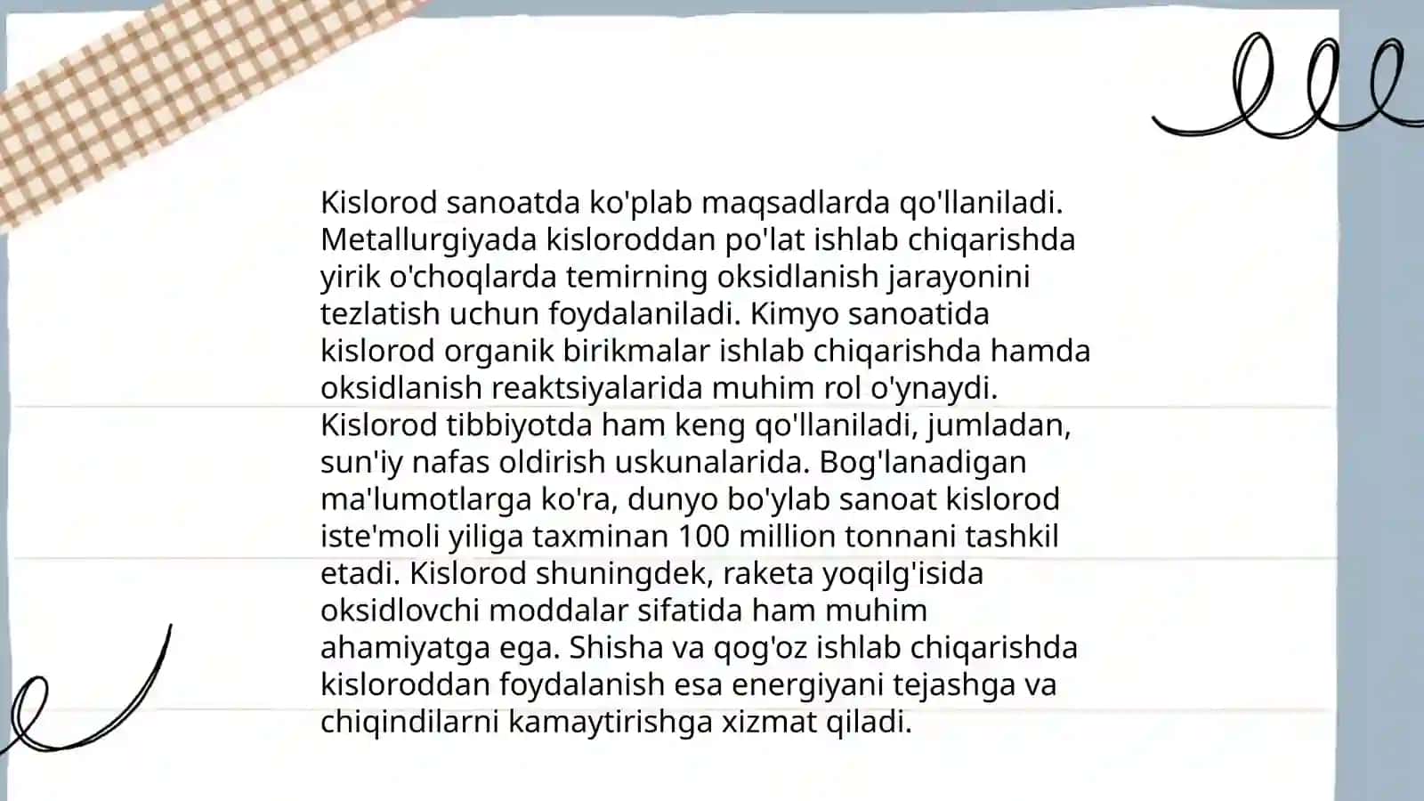 Kislarod kimyosi 4