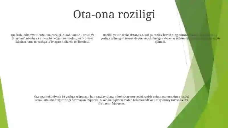 Nikoh Tuzish Tartibi Va Shartlari 4