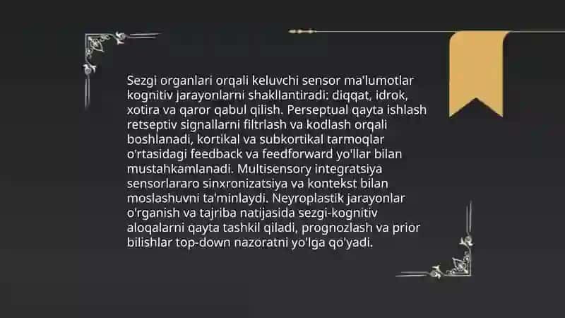 Sezgi va tafakkur munosabati 4