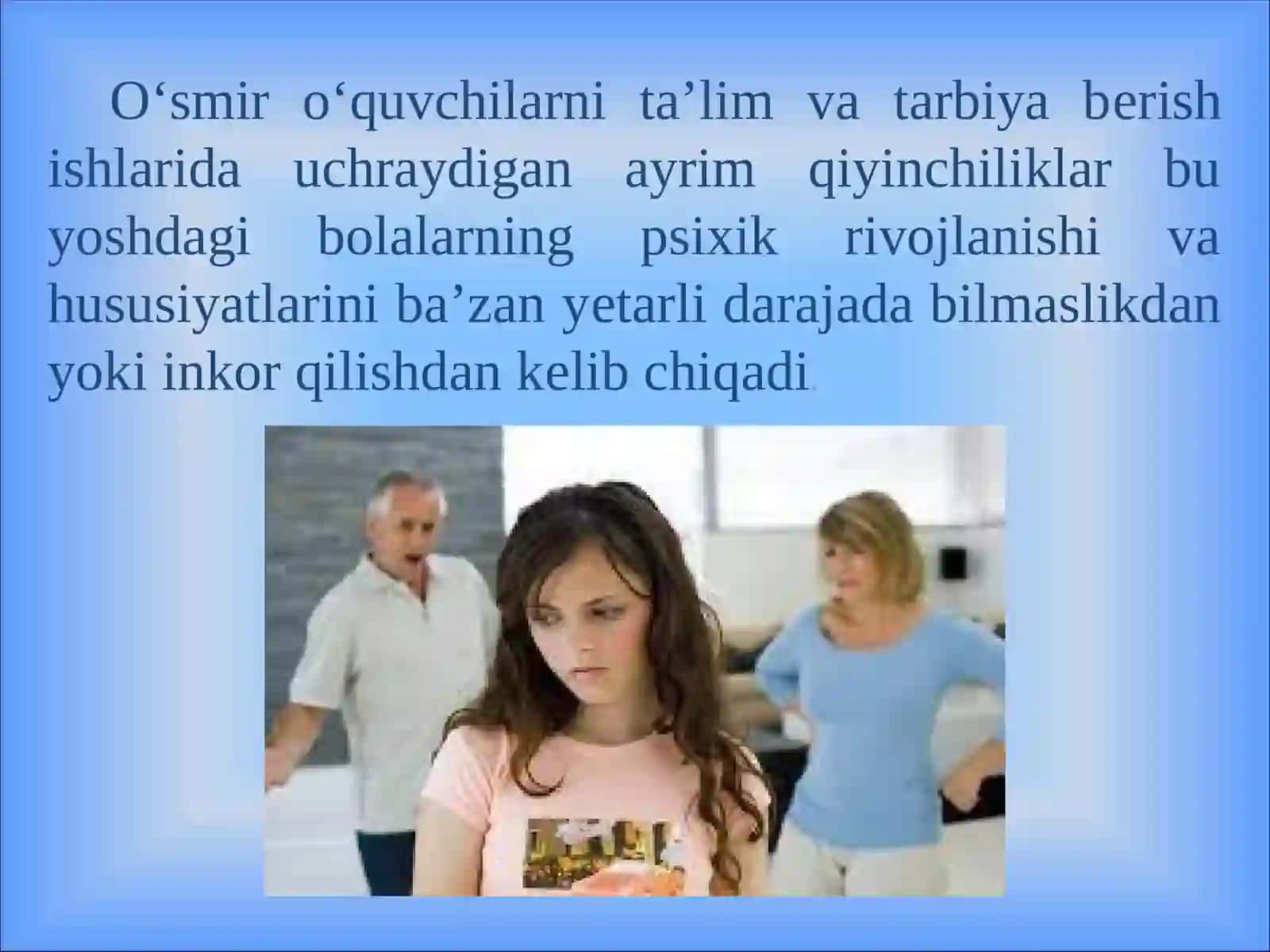 O‘smirlik davrida psixik rivojlanish xususiyatlari 4