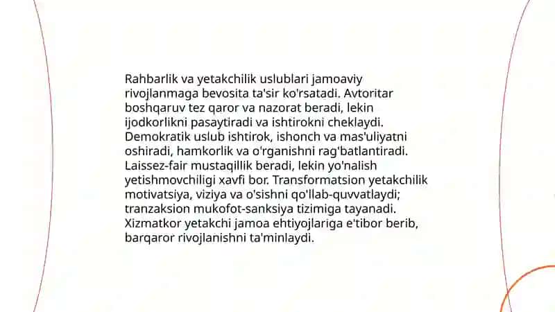 Shaxslar va guruhlar o‘rtasidagi munosabatlar va jamoaviy rivojlanish 4