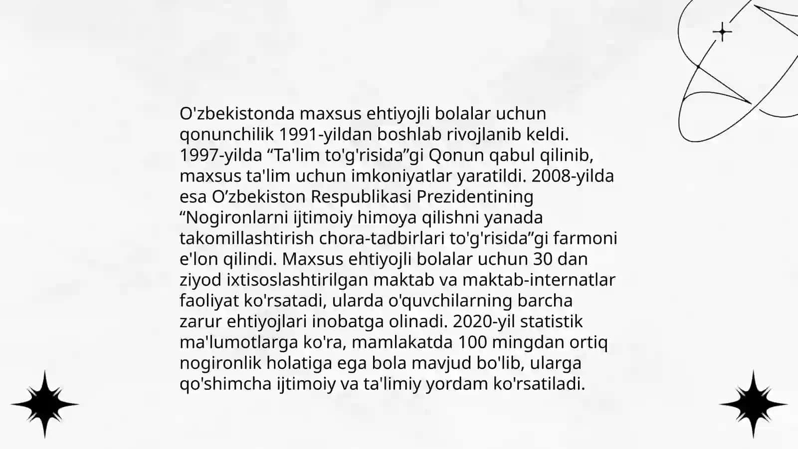 Inklyuziv ta'limning meyoriy-huquqiy asoslari 4